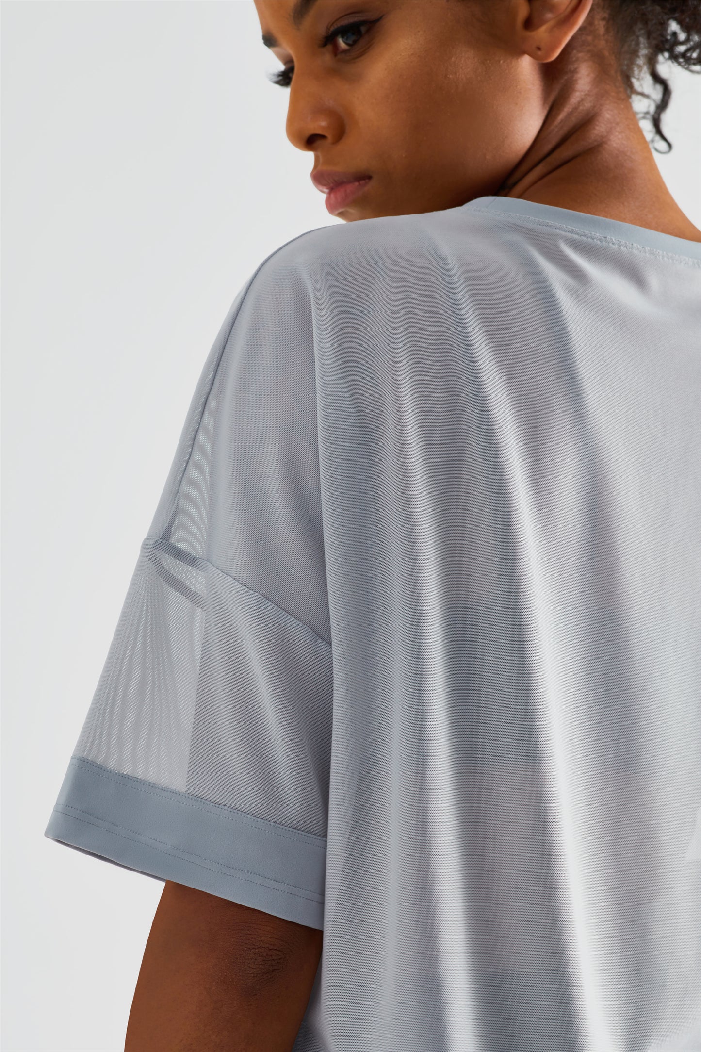 Exquisite Motion Mesh Shirt